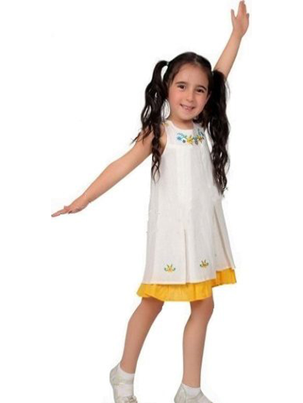 Belinay Çocuk Şile Bezi Elbise Belinay Çocuk Şile Bezi Elbise