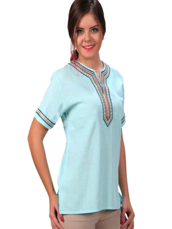 Çiğdem Bluz – Turkuaz Çiğdem Bluz – Turkuaz